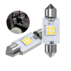 This is an LED car license plate light effect diagram FESTOON BULBS