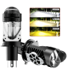 This is a car headlight with an LED light source, H4 bulb, high brightness, three color options, 12V DC voltage, and 2000 lumens brightness.