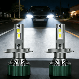 H4 LED automotive headlight bulb for cars and motorcycles