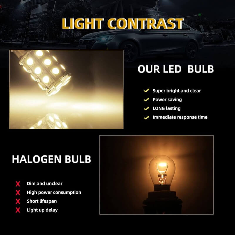 Unique BA15S - Based LED Bulb with 27 5050 LEDs for Tailored Turn, Running & Brake Light Solutions in Your Vehicle