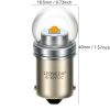 This is an LED car bulb suitable for BA15S 12V and 24V, P24W LED 3W power CREE-XPG LED chip product dimension diagram