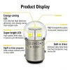 This is an LED car bulb suitable for BAY15D 12V and 24V, PY24W LED 2.5W power, product detail description picture