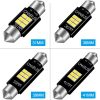 This is a reference image of car interior lighting Festoon LED C5W 31mm CANBUS in various sizes and specifications