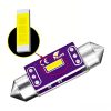 This is a LED car bulb FESTOON 36MM CNA BUS 2W 1860 chip bead close-up HD image