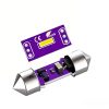These are detailed HD images of the LED car bulb lamp FESTOON 36MM CNA BUS 2W after disassembly