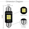 Festoon LED C5W 36mm CANBUS Error Free – 6x3020 Chip LED 12V
