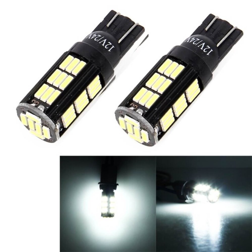 T10 LED Driving Light Bulb - 12V 40x4014 Chips CANBUS Error-Free Bulb.