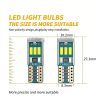 T10 W5W 194 LED Bulb 12V 9x4014 Chip CANBUS Error-Free Bulb. High Brightness, Dimension Diagram
