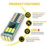 T10 W5W 194 LED Bulb 12V 9x4014 Chips CANBUS Error-Free Bulb. High Brightness, Detailed Description Images