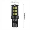 T10 LED Car Running Light Bulb Parking Light - 12V 40x4014 Chip CANBUS Error-Free Bulb Size Diagram