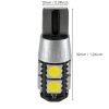 This is the dimension diagram of the LED car bulbs T10 Wedge W5W and 194 LED products