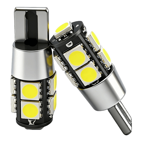 This is a high-definition main image of LED car bulbs T10 Wedge W5W and 194 LED products