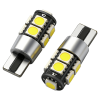 This is a multi-angle display of the LED car bulbs T10 Wedge W5W and 194 LED products