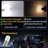 BA9S LED 12V indicator light, high brightness, 2 pieces of 2835 chips, white light, 30,000 hours lifespan, light effect comparison chart