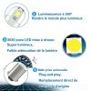 BA9S LED 12V indicator light, high brightness, 2 pieces of 2835 chips, white light, 30,000 hours lifespan, detailed breakdown diagram