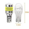 W16W 921 LED Bulb 12V White Car Reverse Light, Comparison Size Chart with Halogen Bulb