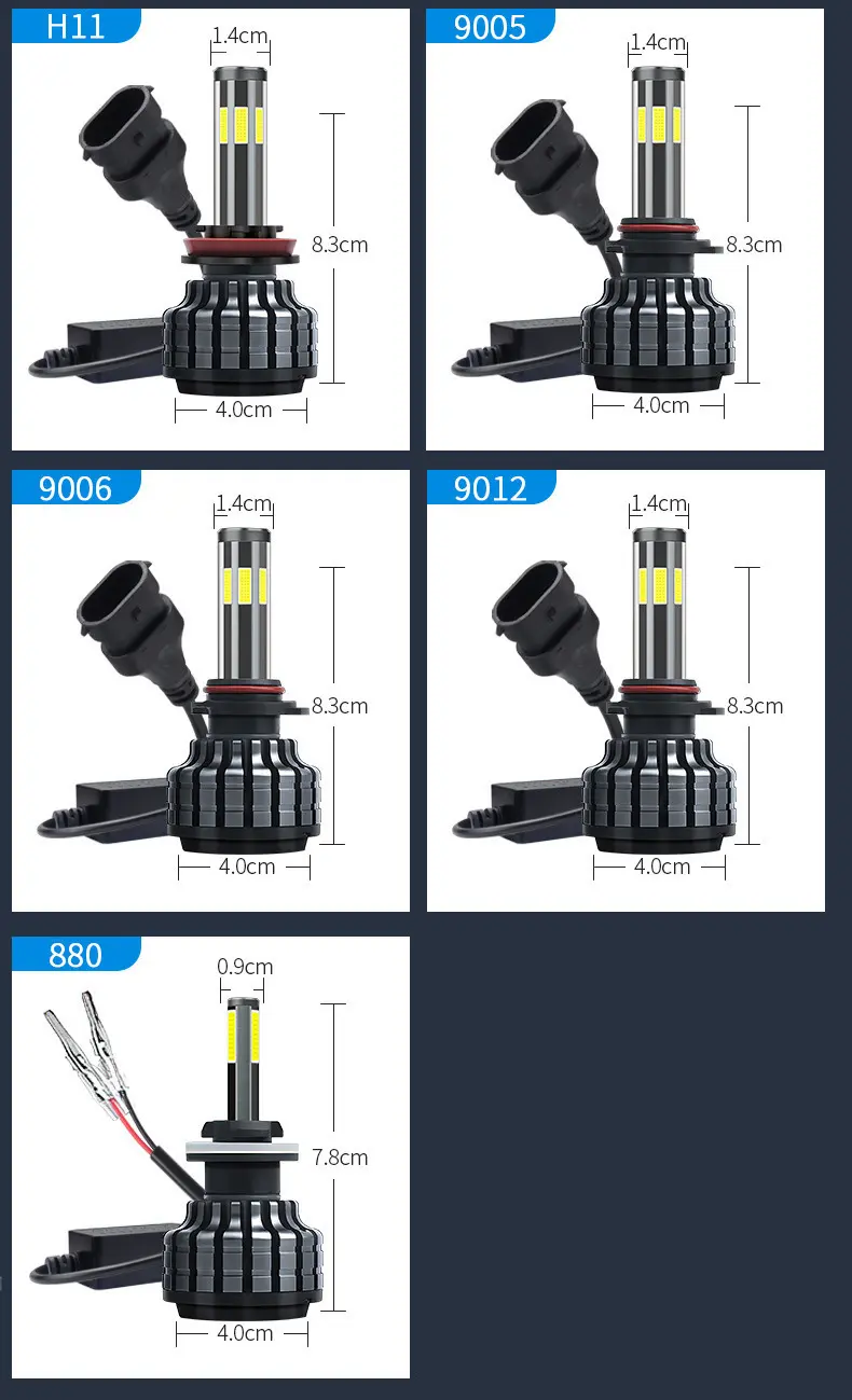 LEDVEDA offers a full range of LED car headlights, fog lights, high brightness, with a 2-year warranty