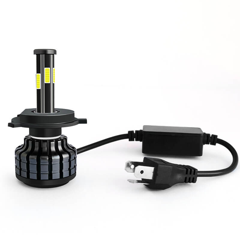 Car Headlight LED H4, 12V, 50W, Light Color: Three Colors, High Brightness Measured 5600LM