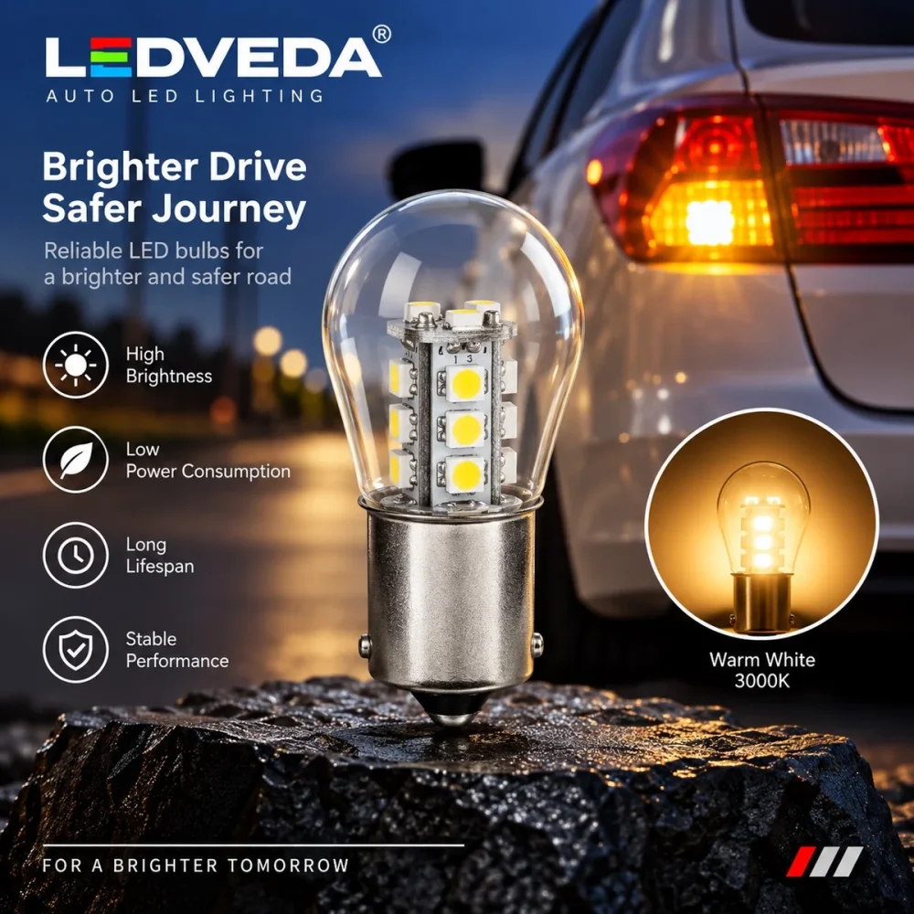 S25-15PX2835 1156 BA15S LED bulb automotive lighting scene