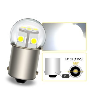 1156 BA15S LED bulb 12V 24V 2W 160LM white 6000K