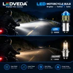 H6 BA20D LED bulb LV-10A 9-80V 10W 1000LM 5000K