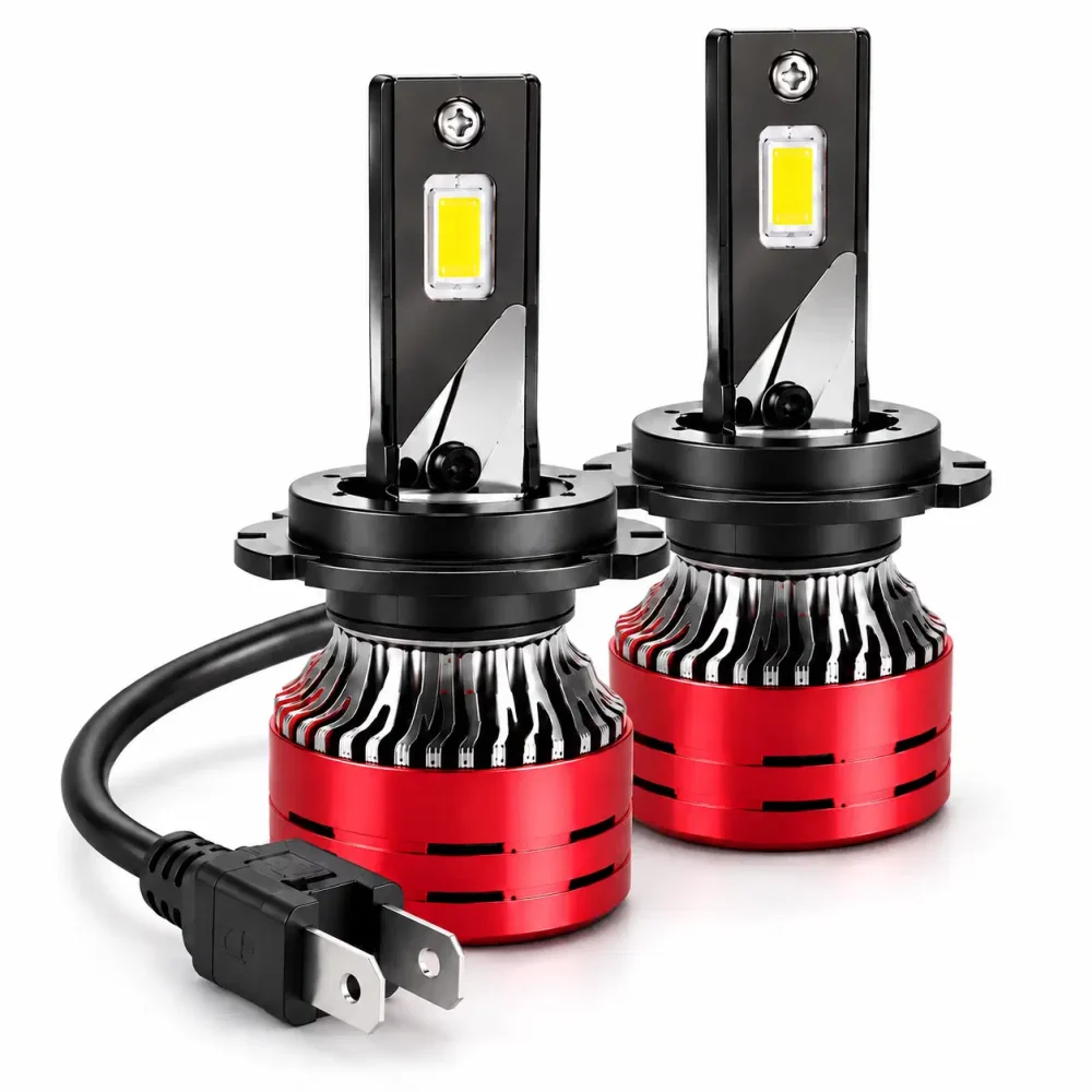 H7 LED headlight bulb 6000K white automotive road lighting application