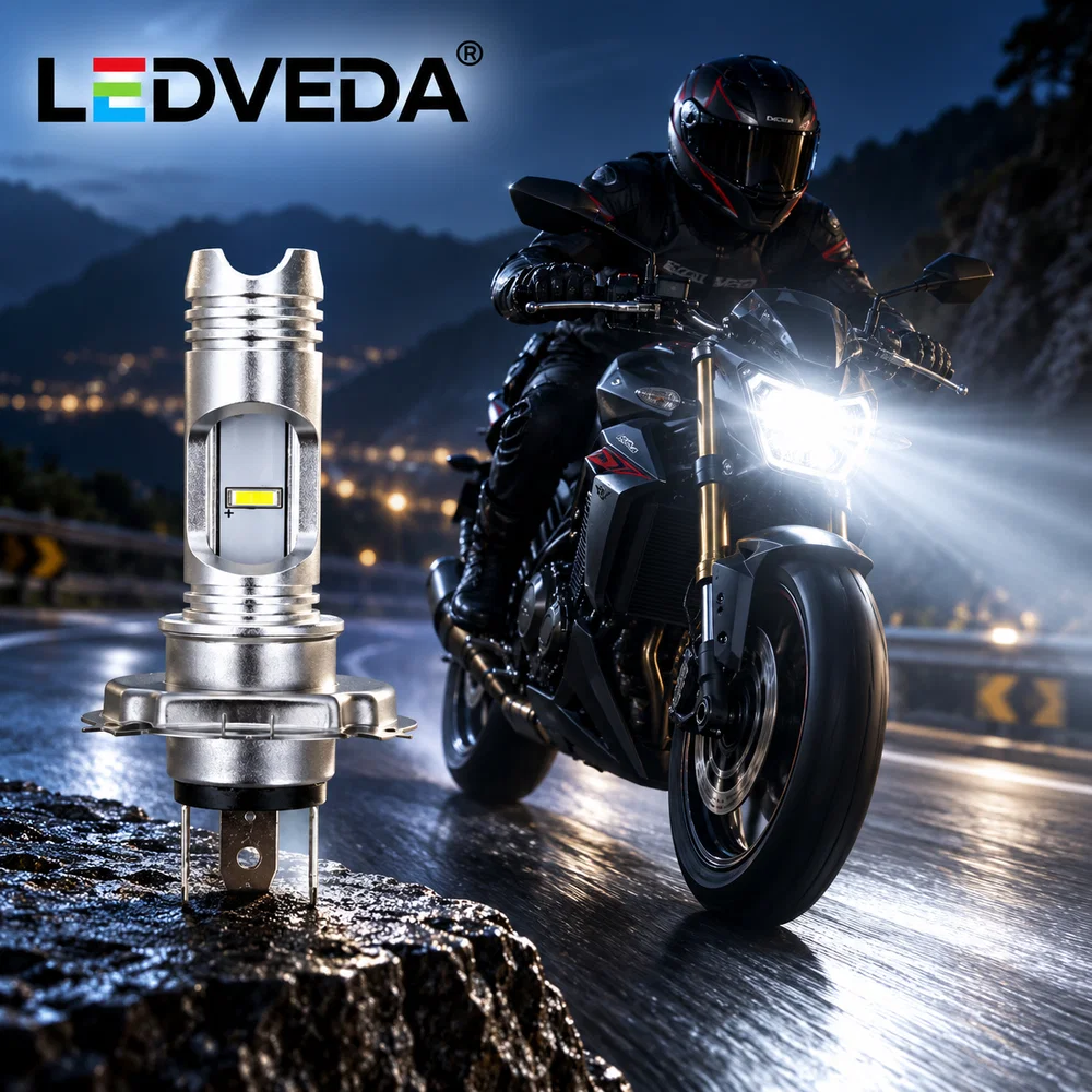 LV-15H4 H4 LED Motorcycle Headlight Bulb Gallery