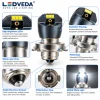 P26S LED motorcycle headlight bulb application for scooter and moped