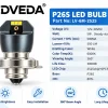 P26S LED motorcycle headlight bulb LV-6M-2525 12-30V 5W 500LM